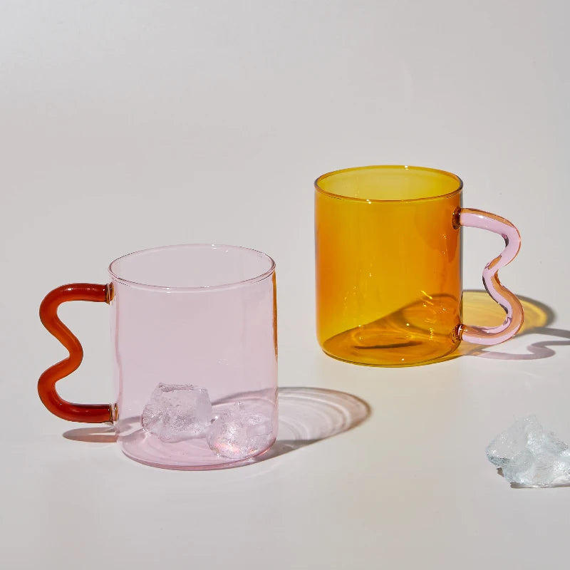Tazas de Cristal de Colores