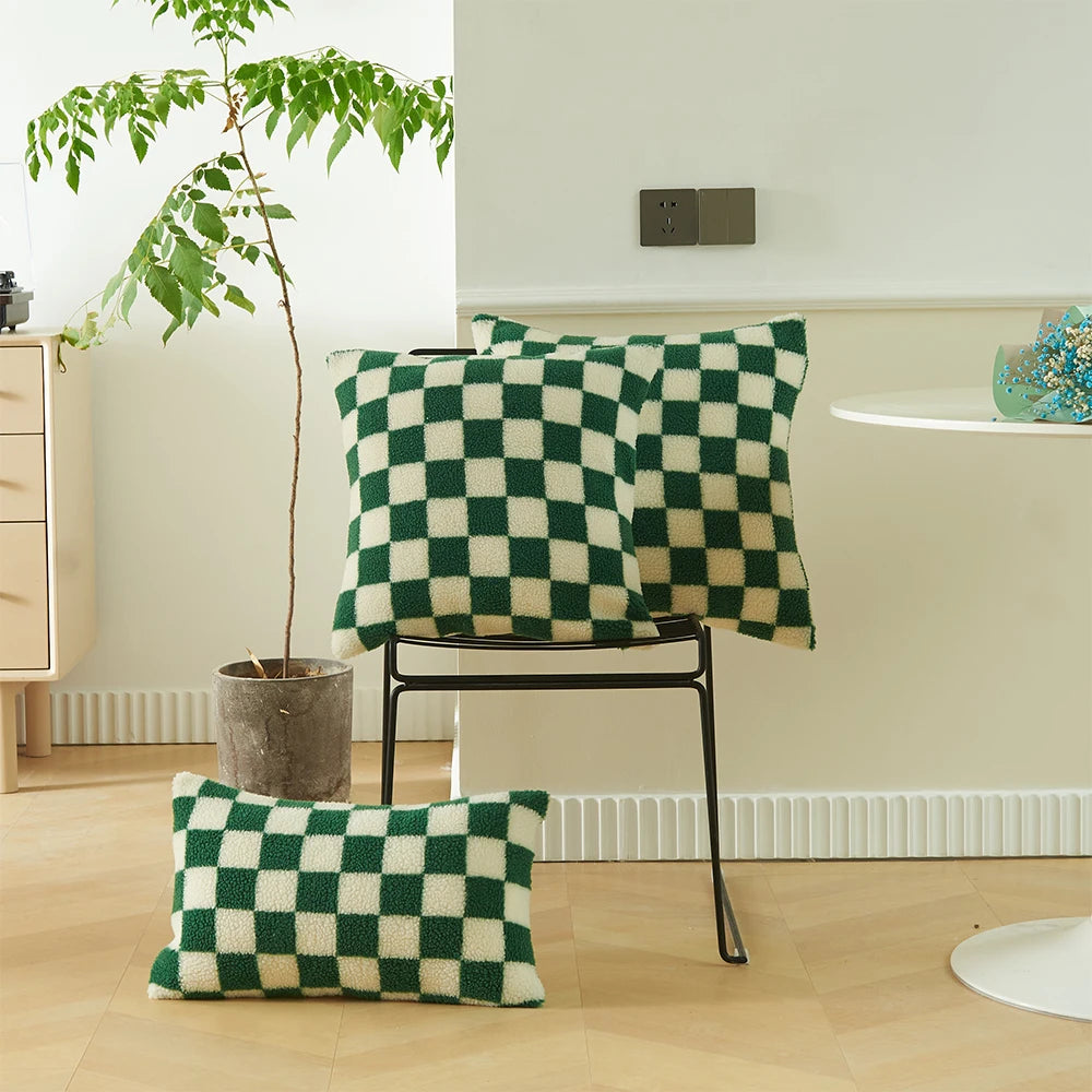 Funda de Cojín Duo Cuadros