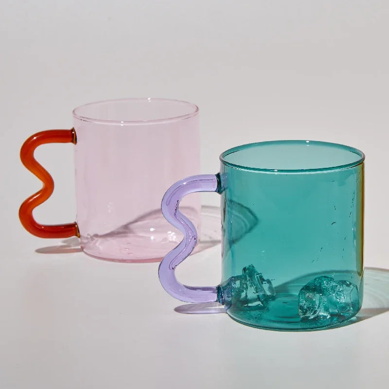 Tazas de Cristal de Colores