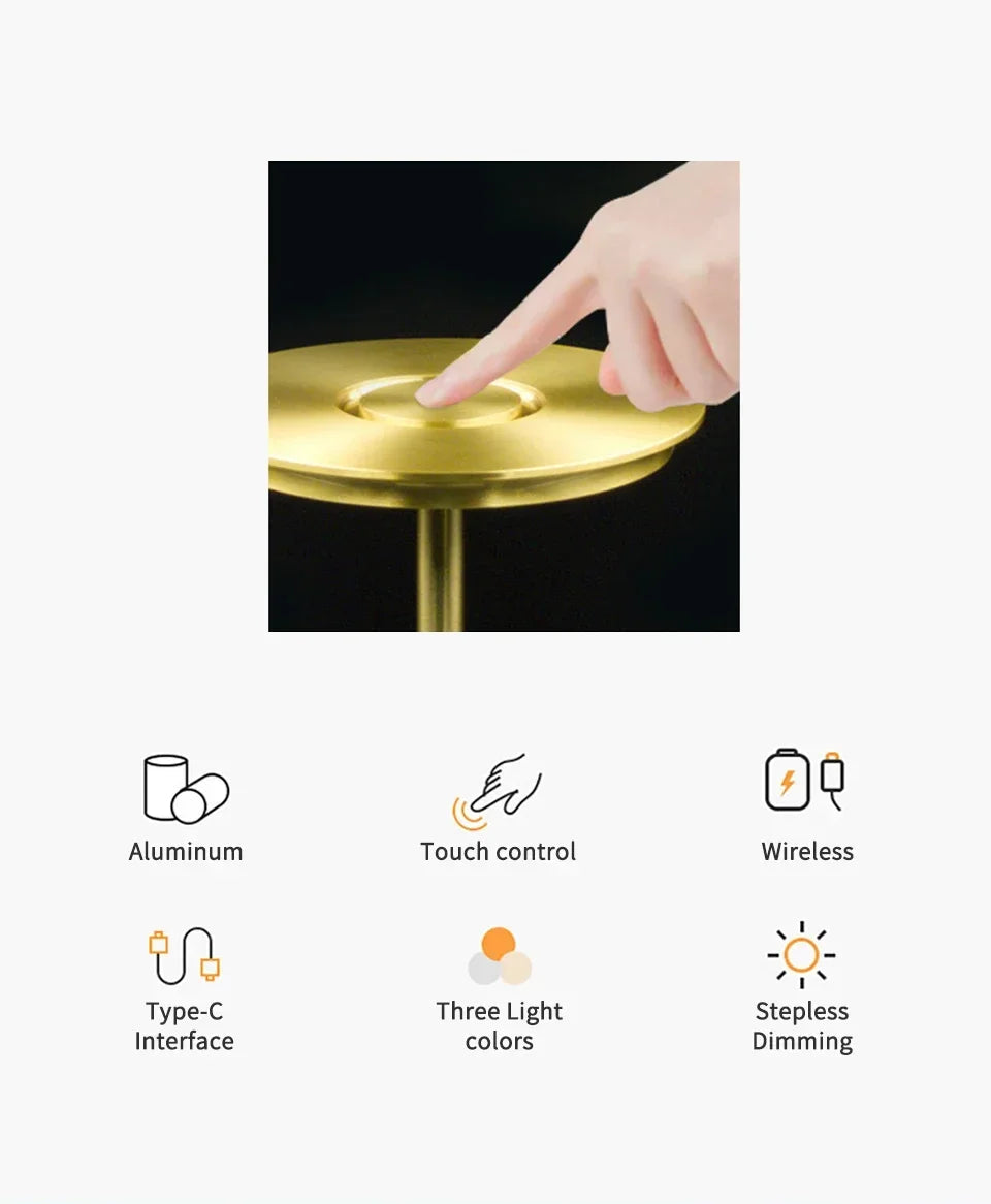 Lámpara Candle Touch