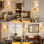 Wireless Wall Lights Classic (Set of 2) by Vellor