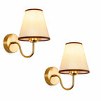 Wireless Wall Lights Curved (Set of 2) by Vellor