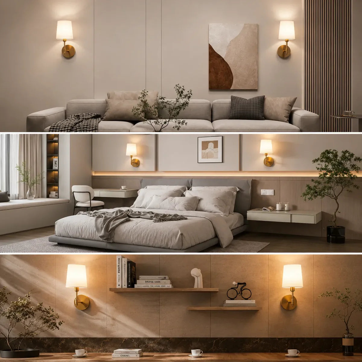 Wireless Wall Lights Elegant (Set of 2) by Vellor