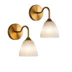 Wireless Wall Lights Fluted (Set of 2) by Vellor