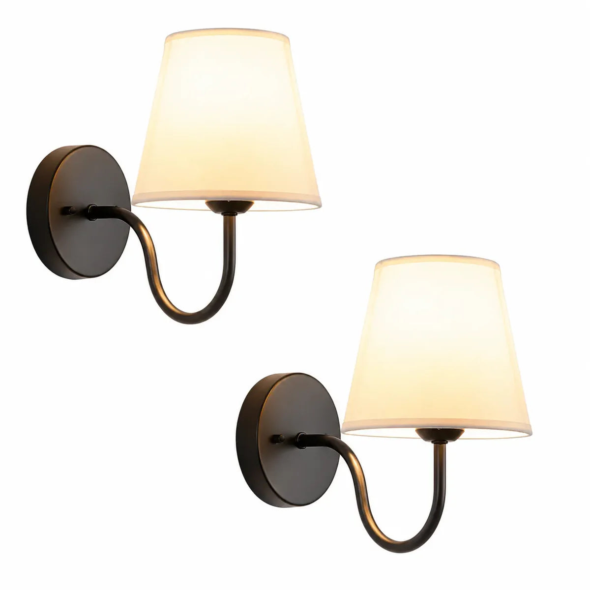 Wireless Wall Lights Graceful (Set of 2) by Vellor