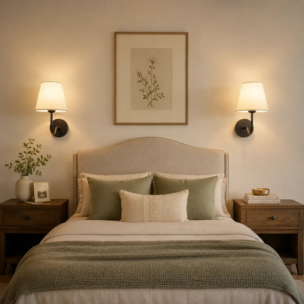 Wireless Wall Lights Graceful (Set of 2) by Vellor