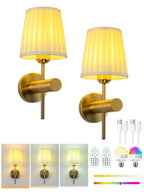 Wireless Wall Lights Nordic (Set of 2) by Vellor