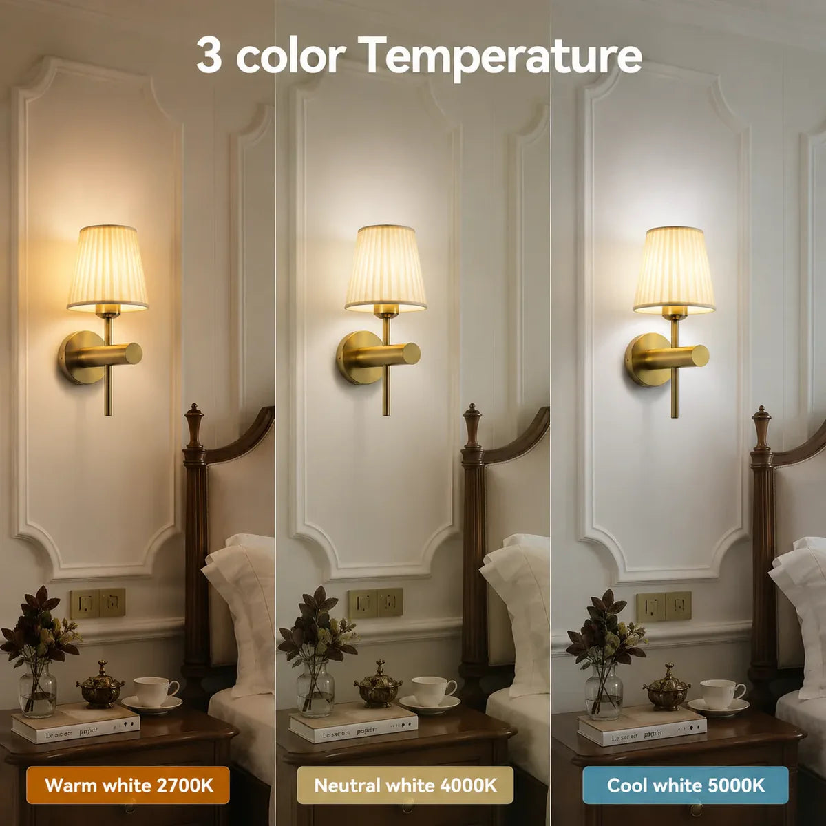Wireless Wall Lights Nordic (Set of 2) by Vellor