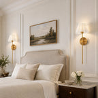 Wireless Wall Lights Pleated (Set of 2) by Vellor