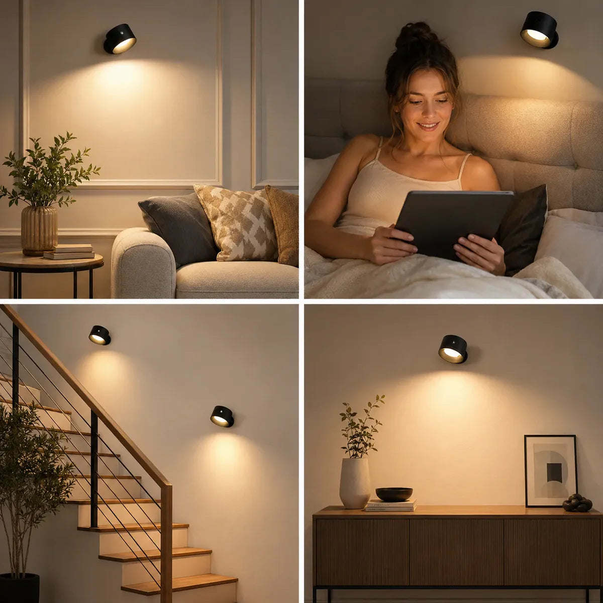 Wireless Wall Lights Spotlight by Vellor