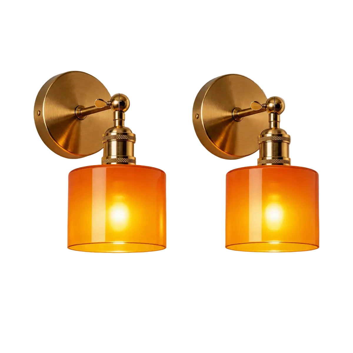 Wireless Wall Lights Vintage (Set of 2) by Vellor